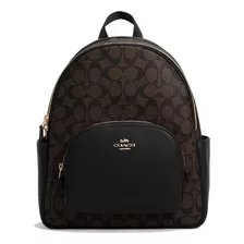 Mochila Urbana Coach 5671 Ime74 Color Marrón Oscuro Diseño Monograma 5l