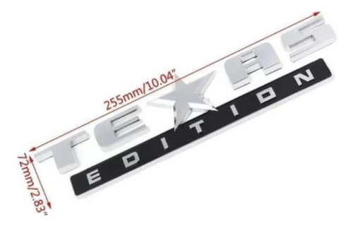  Set Emblemas Texas Edition 2 Piezas Chevrolet Gmc  Foto 5