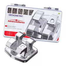 Kit 100 Casos Braquete Advanced Roth 022 - Orthometric 