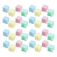 Kit 40 Cubos Infinitos Fidget Toy Anti Stress Infinity Cube