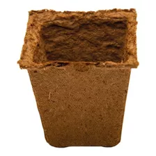 Maceteros Biodegradables, 100 % Fibra De Madera, 40 Uni, 5x5