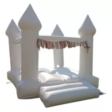 Alquiler Castillo Inflable Blanco Cumples-casamientos-evento