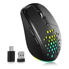 Mouse Uhuru Inalambrico 3600 Dpi Tipo C/negro