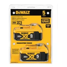 Baterías Dewalt Dcb205-2 5ah Paquete Por Dos Pack