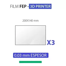 3 Hojas Pelicula Fep Film Para Impresora 3d Creality