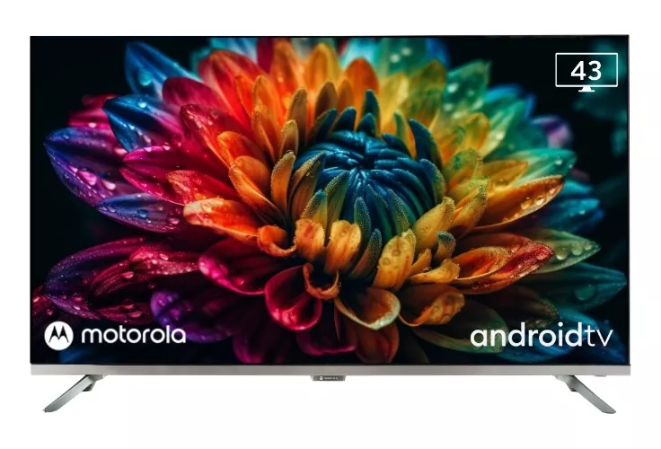 Smart Tv Motorola Android Tv 43 Fullhd + Hdr + Comando De Voz + Bluetooth