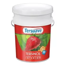 Tersinol Látex Acrílico Tersuave Interior Antihongo Bco 20lt