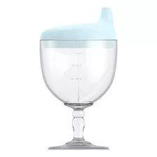 Baby Wine Sippy Cup - Plastic Wine Glass Goblet Beverage Mug