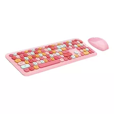 Teclado Y Mouse Wireless Mofii 666 Fashion Multi-color 