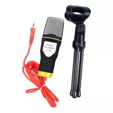Micrófono Condenser De Estudio Mini Plug 3.5mm Acc Sf-666