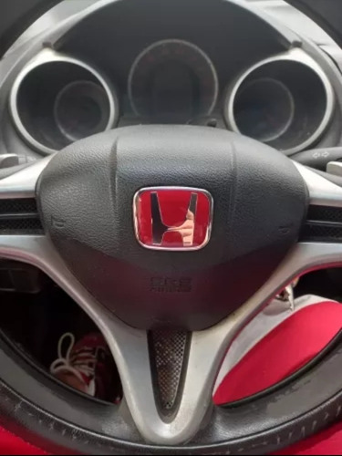 Logo Para Volante Rojo Con Plata Honda Civic Si Foto 3