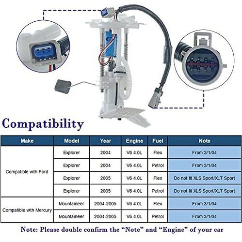 Conjunto De Bomba De Combustible Para Ford Explorer Mercury  Foto 2