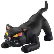 Gato De Halloween Inflable Pounce The Vampire Cat Col...