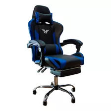 Silla Gamer Con Apoyapie Y Masajeador Usb