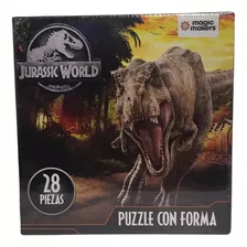 Rompecabezas Dinosaurios Jurassic World Puzzle C/ Forma Dino