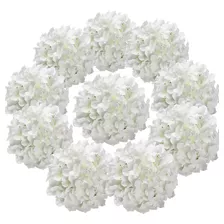 Cabezas Flores Hortensia Artificial Boda Fiesta Decora 10pzs