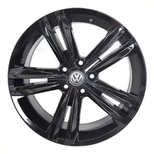 Llanta Volkswagen Negra Polo Virtus Fox Bora 5x100 Rodado 18