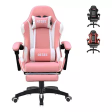 Silla Gamer Reclinable Ergonómica Ajustable Con Masaje 