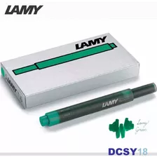 Cartucho De Tinta Lamy T10 - Verde - Caixa C/ 5 Uni Tinteiro