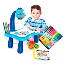 Mesa Projetora Infantil Desenho Lousa Mágica Multikids Cor Azul