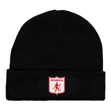 Gorro Lana Beanie Pasamontañas Escudo América De Cali Phr