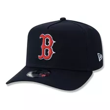 Boné New Era Aba Curva Boston Red Sox Azul Letra B Original