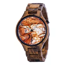 Bobo Bird Reloj De Pulsera Con Esfera Marmoleada De Madera P