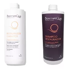 Pack Shampoo + Acondicionador Bonmetique 2 Minutos 900ml
