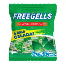 Bala Dura Freegells Menta Pacote 584g
