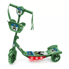 Patinete Infantil Hulk Lançamento Cesta Luzes Musical 