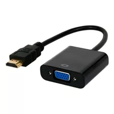 Conversor Adaptador De Vídeo Hdmi Para Vga Saída Áudio P2