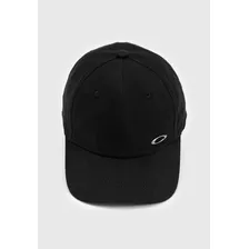 Boné Aberto Oakley Metal Ellipse Dat Hat Aba Curva Preto