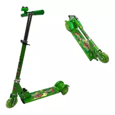 2 Tri Scooter Patin Del Diablo Con Luz Led 3 Ruedas Campana