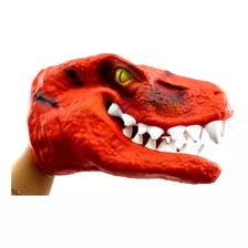 Cabeza De Dino Titere De Goma Gigante T-rex Raptor Sc Full