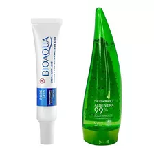 Crema Anti Acne Pure Skin Bioaqua + Gel Aloe Vera Wokali