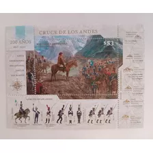 2017 200 Años Cruce De Los Andes- Argentina (bloque) Mint