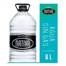 Agua Mineral Nativa Sin Gas Bidón 6 Lts Tcs