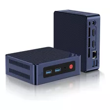 Mini Pc Beelink Mini S12 Pro Con Windows 11, Alder Lake-n100, Placa Gráfica Intel Uhd Graphics 24eus 750mhz, Memoria Ram De 16gb Y Capacidad De Almacenamiento De 500gb - 220v Color Azul Marino