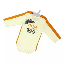 Body De Bebé - Pack 2 Und. Crema + Naranja ( Talla 12m)