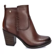 Botin Jodhpur Casual Mujer Cuero Viale Canela Linda-2411