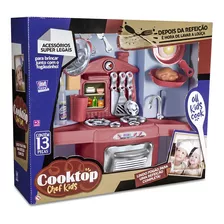 Brinquedo Cooktop Chef Kids Com 16 Peças - Zuca Toys