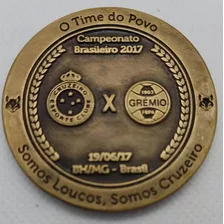 Medalha Comemorativa Cruzeiro E Clube - C. Brasileiro 2017