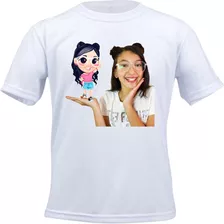 Camiseta Camisa Infantil Luluca Panda Youtuber Mod09