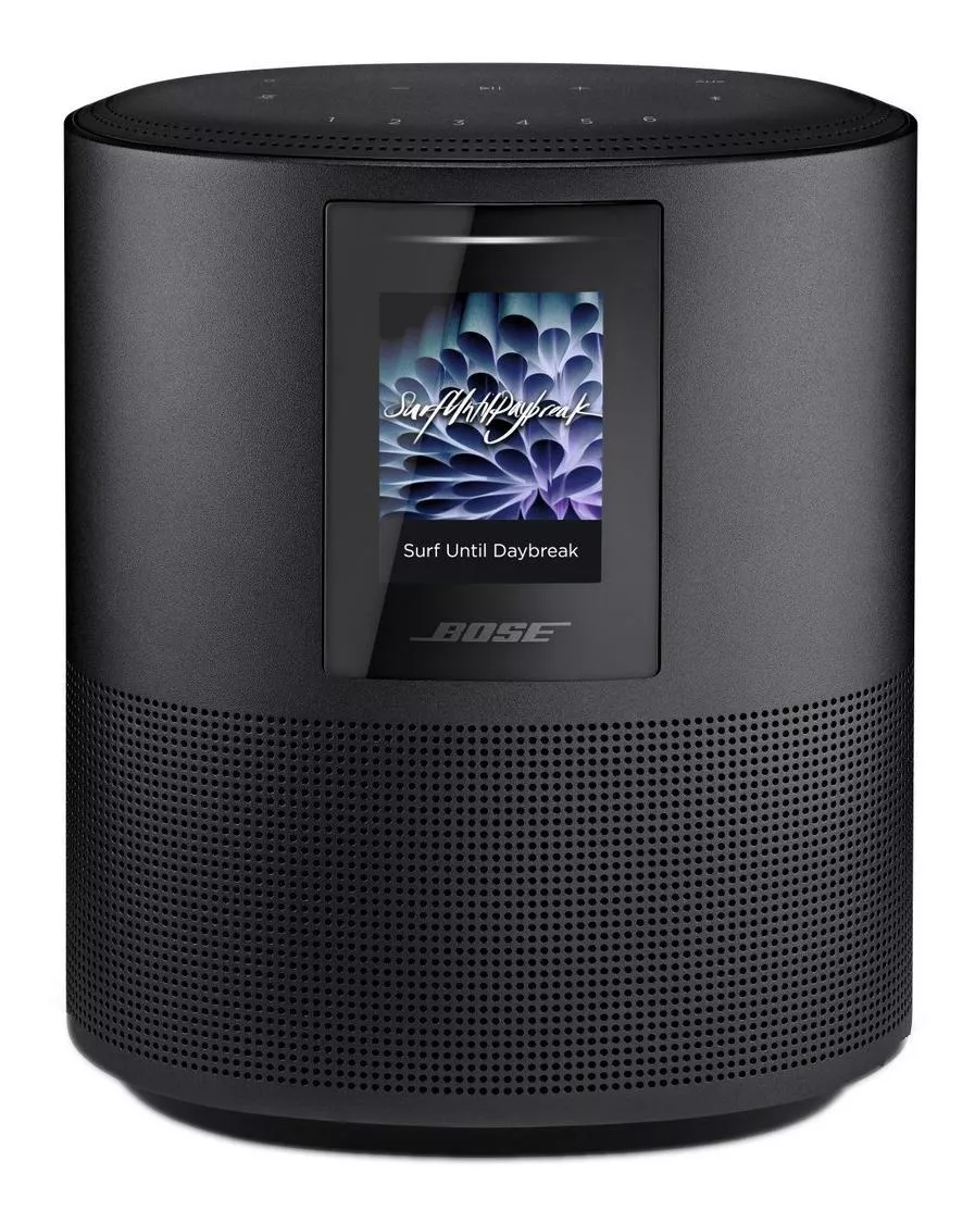 Alto Falante Inteligente Bose Home Speaker 500 Com Assistente Virtual Google Assistant E Alexa, Display Integrado Triple Black 100v/240v