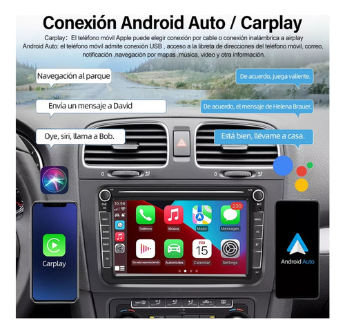 8 Autoestreo Android 13 Carplay Gps Hifi Para Seat/vw/skoda Foto 3