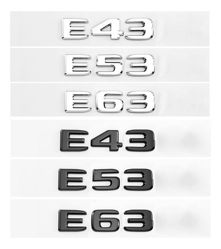 Para Mercedes- Benz E43 E260 Tail Sticker Logo E300d Foto 6