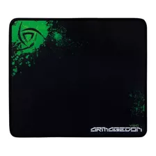 Mouse Pad Gamer Vsg Armagedon De Goma M 320mm X 350mm X 3mm Negro/verde