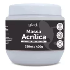 Massa Acrílica Textura Para Relevo 250ml/400g - Gliart