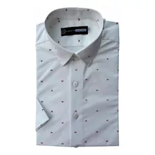 Camisa Manga Corta Hombre Mini-print