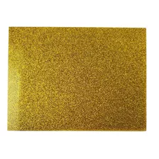 Acrilico Glitter Dorado Cortes A Medida 3mm Espesor